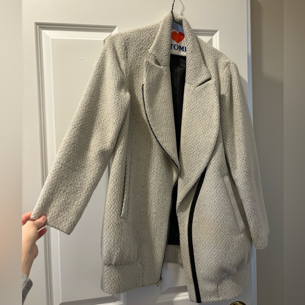 Rachel Roy light gray jacket. Excellent condition
